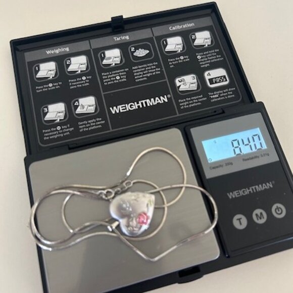 ❤️❤️MOM 925 Sterling Silver Heart Locket Pendant NECKLACE - Picture 9 of 9